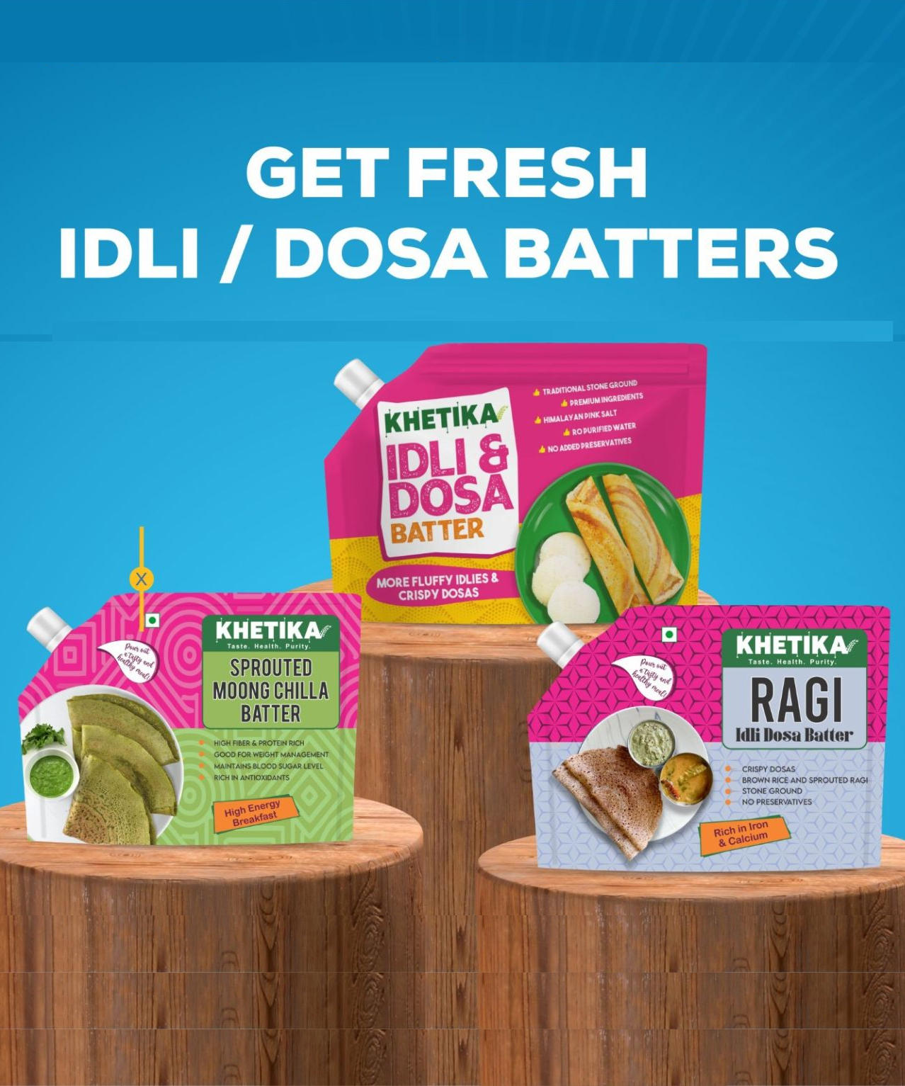 Khetika Idli & Dosa Batter
